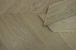Natural Engineered Flooring Oak Chevron Roma Brushed UV Oiled 15/4mm By 90mm By 600mm FL4081 11