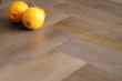 Natural Engineered Flooring Oak Bespoke Click Herringbone Miami Brushed Uv Lacquered 12/3mm By 120mm By 550mm FL4558 2
