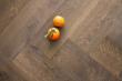 Natural Engineered Flooring Oak Bespoke Click Herringbone Idaho Brushed Uv Lacquered 12/3mm By 120mm By 550mm FL4568 2