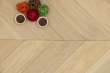 Natural Engineered Flooring Oak Chevron White UV Oiled 14/3mm By 100mm By 600mm FL3959 2