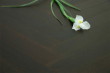 Natural Engineered Flooring Oak Herringbone Black Tea Brushed UV Oiled 15/4mm By 90mm By 630mm HB025 1