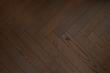 Natural Engineered Flooring Oak Herringbone Black Tea Brushed UV Oiled 15/4mm By 90mm By 600mm FL3917 3