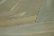 Natural Engineered Flooring Oak Bespoke  Herringbone Cemento Hardwax Oiled 16/4mm By 120mm By 600mm HB026 1