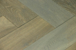 Natural Engineered Flooring Oak Bespoke  Herringbone Cemento Hardwax Oiled 16/4mm By 120mm By 600mm HB026 8