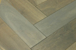 Natural Engineered Flooring Oak Bespoke  Herringbone Cemento Hardwax Oiled 16/4mm By 120mm By 600mm HB026 7
