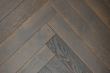 Natural Engineered Flooring Oak Herringbone EspressoPiccolo Brushed UV Oiled 14/3mm By 100mm By 600mm HB048 6