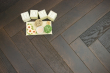 Natural Engineered Flooring Oak Herringbone Espresso Piccolo Brushed UV Oiled 14/3mm By 90mm By 600mm HB049 4