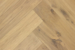 Natural Engineered Flooring Oak Bespoke Herringbone No 13 Brushed UV Oiled 16/4mm By 120mm By 580mm - 12.6m2 bundle  FL4188 3
