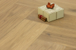 Natural Engineered Flooring Oak Herringbone No 13 UV Oiled 13/4mm By 140mm By 580mm HB067 6