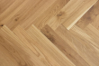 Natural Engineered Flooring Oak Herringbone UV Lacquered No Bevel 10/3mm By 70mm By 490mm HB078 3