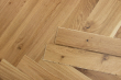 Natural Engineered Flooring Oak Herringbone UV Lacquered No Bevel 11/3.6mm By 70mm By 490mm HB039 4
