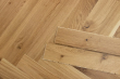 Natural Engineered Flooring Oak Herringbone UV Lacquered No Bevel 10/3mm By 70mm By 490mm HB078 4