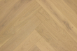 Natural Engineered Flooring Oak Herringbone White Cream UV Oiled 14/3mm By 100mm By 600mm HB072 9