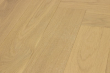 Natural Engineered Flooring Oak Herringbone White Cream UV Oiled 14/3mm By 120mm By 600mm HB076 3