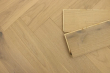 Natural Engineered Flooring Oak Herringbone White Cream UV Oiled 14/3mm By 120mm By 600mm HB076 5