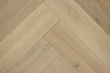 Natural Engineered Flooring Oak Herringbone White Sand Brushed UV Oiled 13/4mm By 140mm By 580mm HB068 12