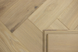 Natural Engineered Flooring Oak Herringbone White Sand Brushed UV Oiled 13/4mm By 140mm By 580mm HB068 13