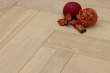 Natural Engineered Flooring Oak Herringbone White UV Oiled 14/3mm By 90mm By 450mm HB057 3