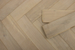 Natural Engineered Flooring Oak Herringbone White UV Oiled 14/3mm By 90mm By 450mm HB057 6