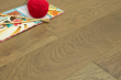Natural Engineered Flooring Oak Roma Brushed UV Oiled 14/3mm By 190mm By 400-1500mm FL3935 5