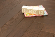 Natural Engineered Flooring Oak Herringbone Black Tea Brushed UV Oiled 14/3mm By 90mm By 600mm FL3437 3