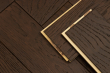 Natural Engineered Flooring Oak Herringbone Black Tea Brushed UV Oiled 14/3mm By 90mm By 600mm HB064 4