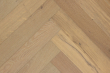Natural Engineered Flooring Oak Herringbone Smoked Grey Brushed UV Oiled 15/4mm By 90mm By 600mm FL3370 12