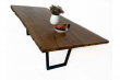 European Oak Dining Room Table Top Live Edge UV Lacquered (with Resin) 35mm By 1020mm By 1520mm TB023 2