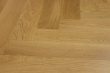 Prime Engineered Flooring Oak Herringbone Brushed UV Semi Matt Lacquered 14/3mm By 98mm By 490mm FL4055 4