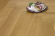 Prime Engineered Flooring Oak Herringbone Brushed UV Semi Matt Lacquered 14/3mm By 98mm By 490mm FL4055 1