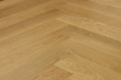 Prime Engineered Flooring Oak Herringbone Brushed Uv Lacquered 14/3mm By 128mm By 700mm FL4339 3