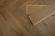 Prime Engineered Flooring Oak Herringbone Coffee Brushed UV Oiled 14/3mm By 98mm By 588mm FL3069 6
