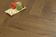 Prime Engineered Flooring Oak Herringbone Coffee Brushed UV Oiled 14/3mm By 98mm By 590mm FL2930 6