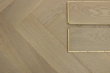 Select Engineered Flooring Oak Herringbone Silver Stone Brushed UV Semi Matt Lacquered 14/3mm By 128mm By 600mm FL4351 4