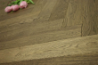 Prime Engineered Flooring Oak Herringbone Smoked Brushed UV Oiled 15/3mm By 90mm By 600mm HB032 2