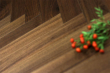 Prime Engineered Flooring Walnut Herringbone UV Lacquered 15/4mm By 90mm By 600mm FL1670 1