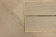 Select Engineered Flooring Oak Herringbone Sunny White Brushed UV Oiled 14/3mm By 128mm By 500mm FL4353 2
