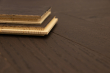 Prime Engineered Flooring Oak Herringbone Black Tea Brushed UV Matt Lacquered 14/3mm By 98mm By 790mm FL3008 14