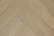 Select Engineered Flooring Oak Herringbone Smoked White Brushed Wax Oiled 14/3mm By 90mm By 600mm FL4431 3