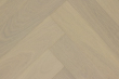 Prime Engineered Flooring Oak Herringbone Snow White Brushed Wax Oiled 14/3mm By 120mm By 600mm FL4422 4