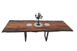 Bog Oak Dining Room Table Top Live Edge Hardwax Oiled (with Resin) 35mm By 930mm By 2600mm TB008 4