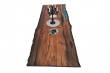 Bog Oak Dining Room Table Top Live Edge Hardwax Oiled (with Resin) 35mm By 930mm By 2600mm TB008 5