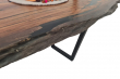Bog Oak Dining Room Table Top Live Edge Hardwax Oiled (with Resin) 35mm By 880mm By 3150mm TB010 5