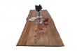 European Oak Dining Room Table Top Live Edge UV Lacquered (with Resin) 40mm By 950mm By 2400mm TB015 13