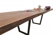 European Oak Dining Room Table Top LiVe Edge UV Lacquered (with Resin) 40mm By 980mm By 2720mm TB016 12