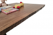 European Oak Dining Room Table Top LiVe Edge UV Lacquered (with Resin) 35mm By 1070mm By 2650mm TB017 12