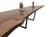 European Oak Dining Room Table Top Live Edge UV Lacquered (with Resin) 35mm By 940mm By 3000mm TB019 13