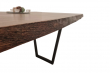 European Oak Dining Room Table Top Live Edge UV Lacquered (with Resin) 38mm By 1080mm By 1720mm TB024 5