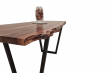 European Walnut Dining Room Table Top Live Edge UV Lacquered (with Resin) 40mm By 780mm By 1710mm TB027 5