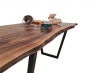 European Walnut Dining Room Table Top Live Edge UV Lacquered (with Resin) 35mm By 820mm By 1540mm TB028 5